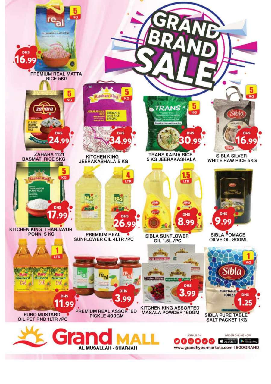 Sale on Fire In Grand Hypermarket Sharjah / Ajman