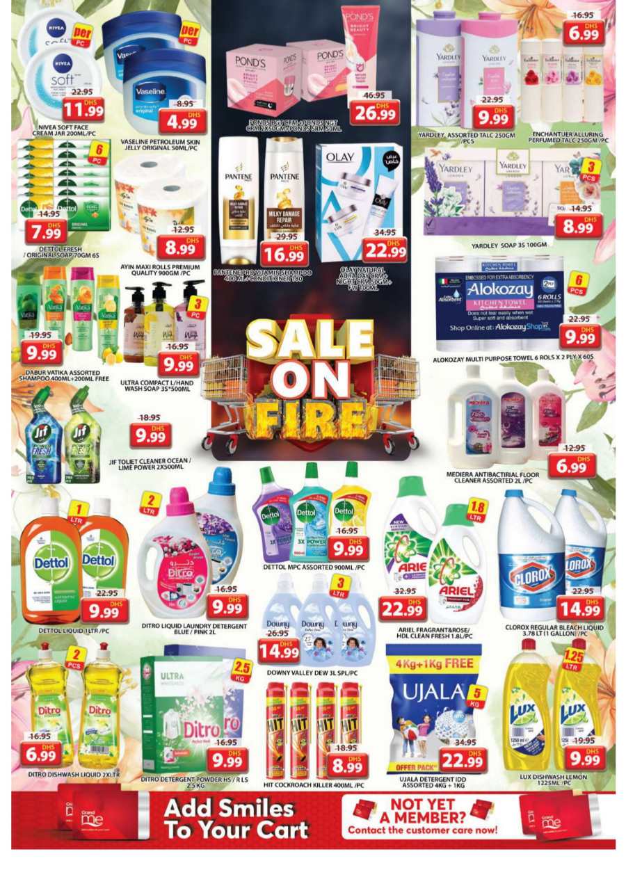 Sale on Fire In Grand Hypermarket Sharjah / Ajman