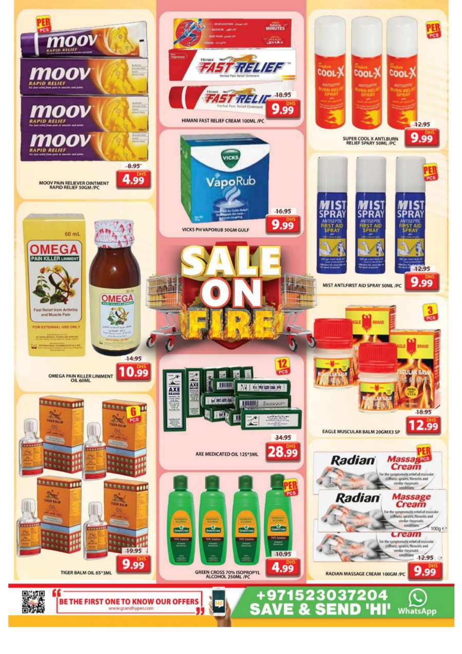 Sale on Fire In Grand Hypermarket Sharjah / Ajman