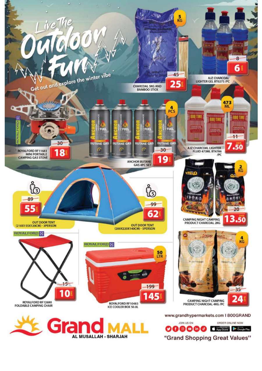 Sale on Fire In Grand Hypermarket Sharjah / Ajman