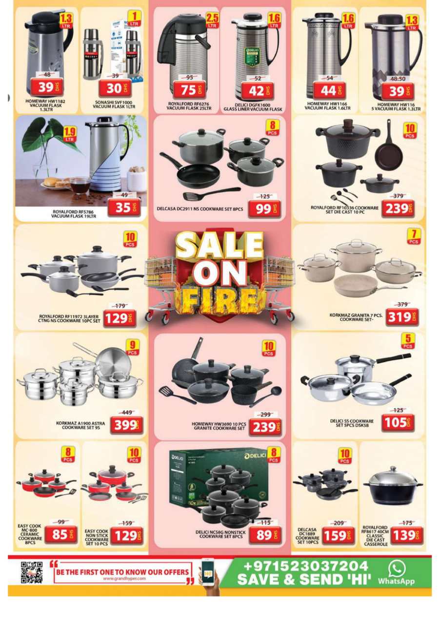 Sale on Fire In Grand Hypermarket Sharjah / Ajman