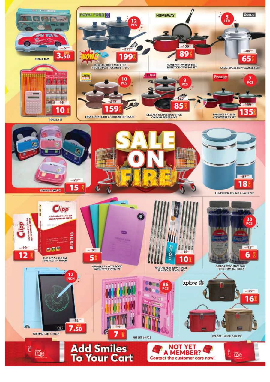 Sale on Fire In Grand Hypermarket Sharjah / Ajman