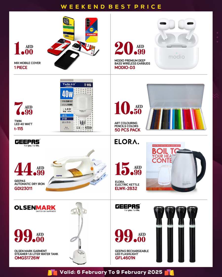 Weekend Best Price - Don’t miss out In Red Star Gifts Abu Dhabi