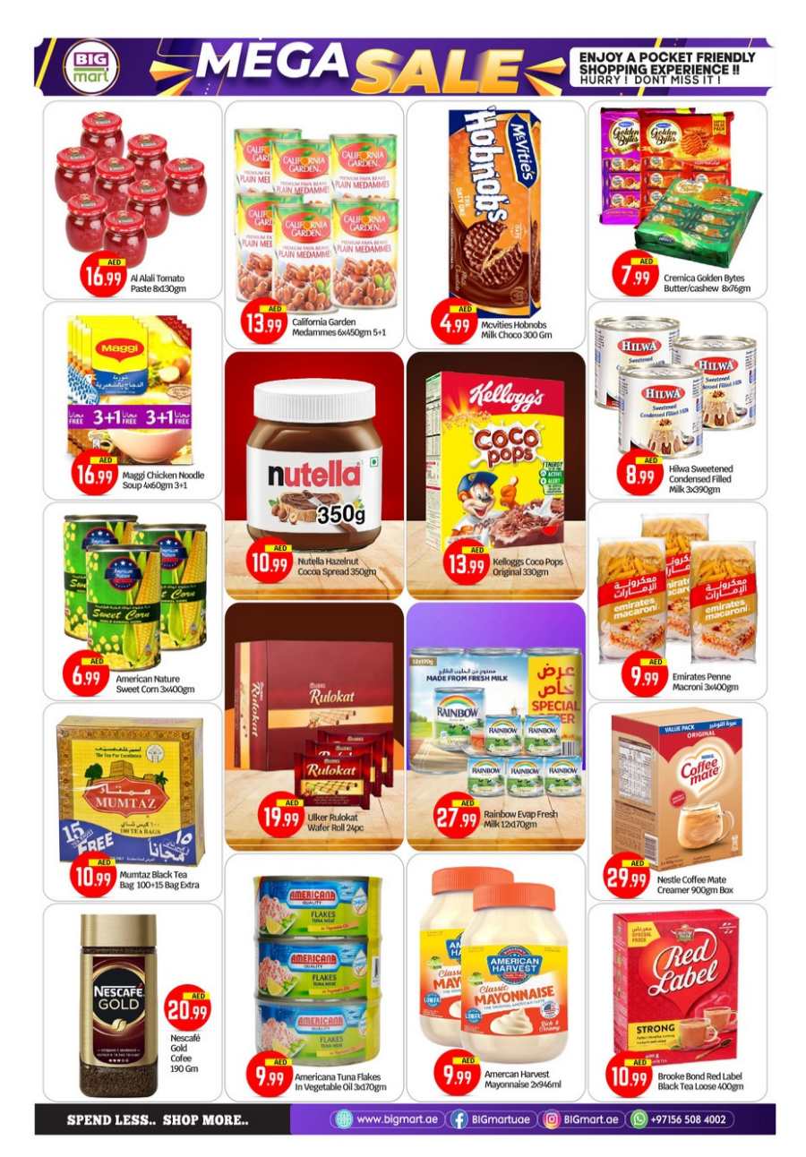 Weekend Mega Sale! In BIG mart Abu Dhabi