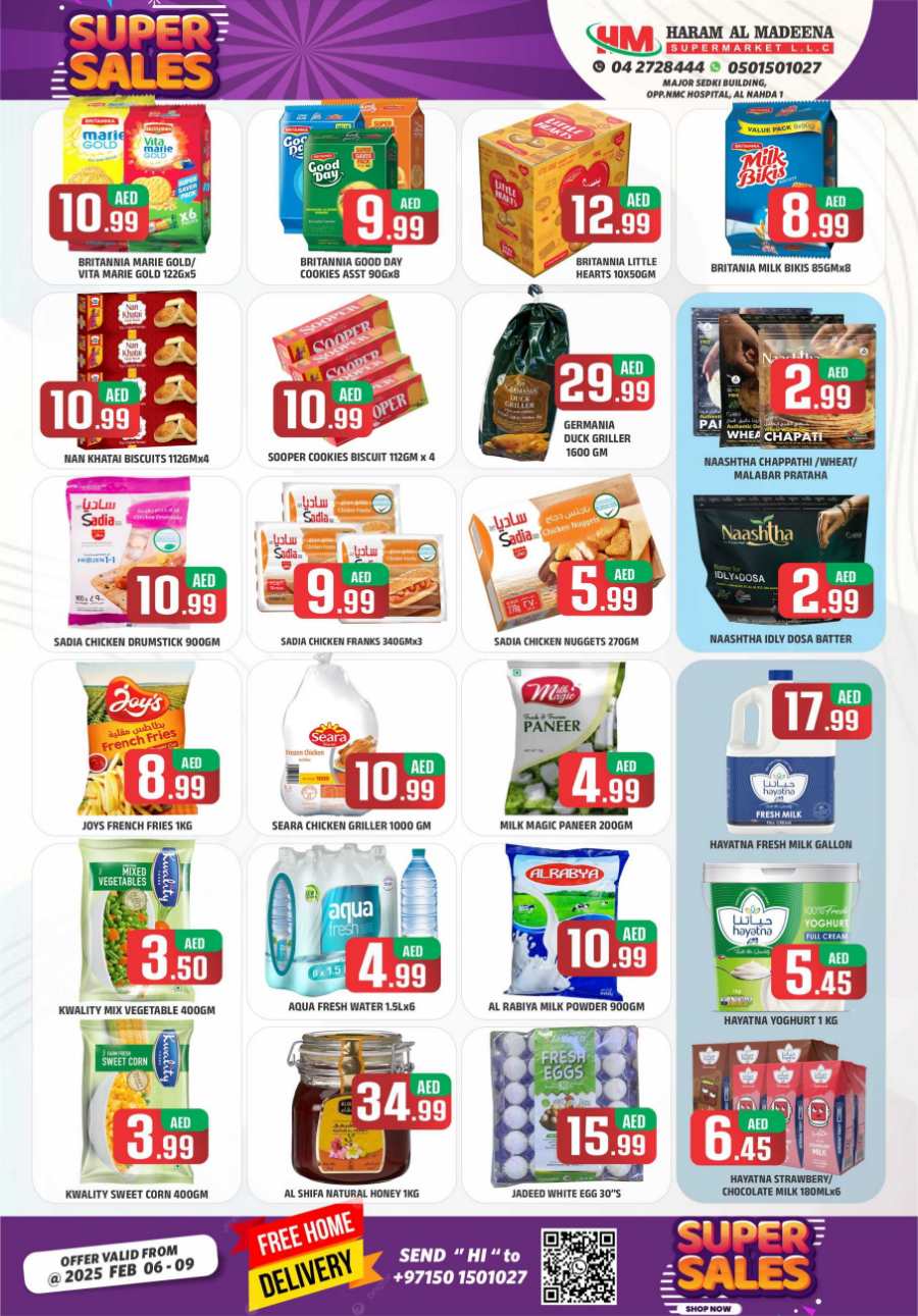 Super Sales In Haram Al Madeena Supermarket Dubai