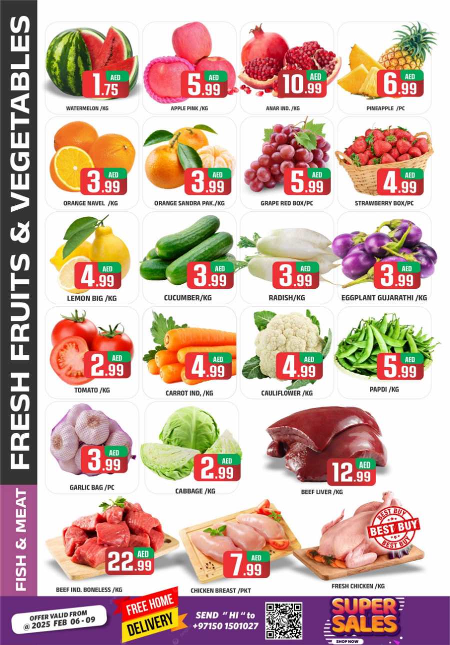 Super Sales In Haram Al Madeena Supermarket Dubai