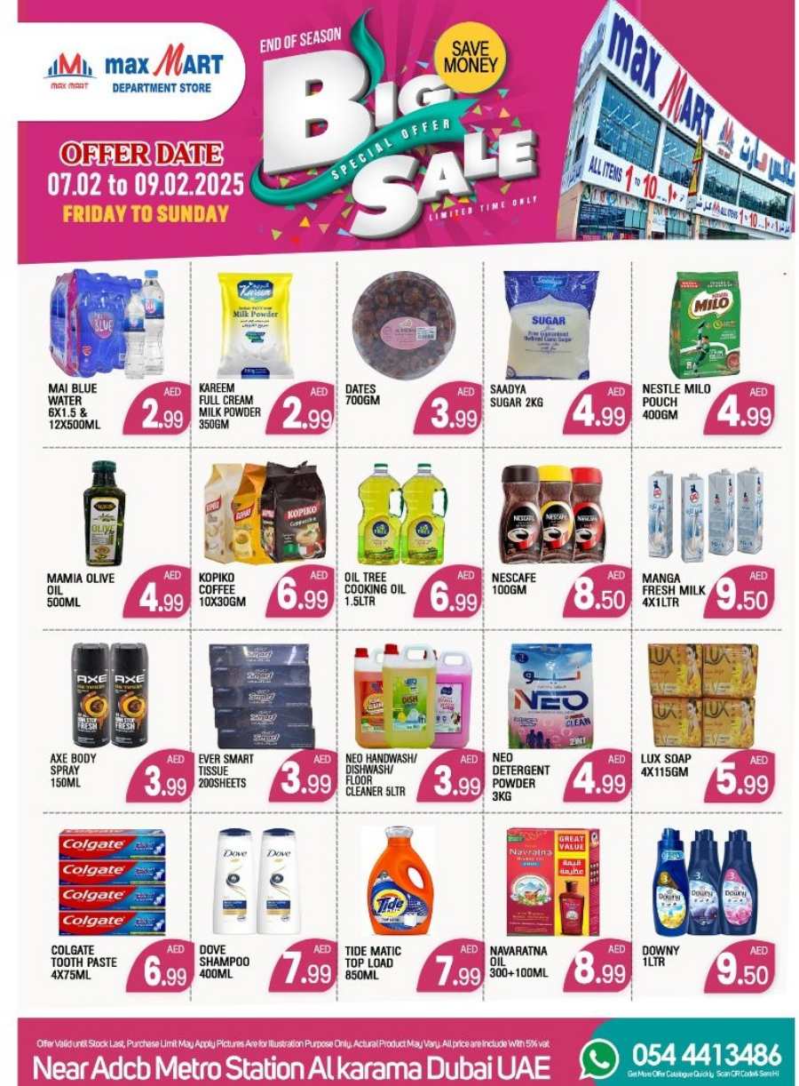 Big Sale In Maxmart Trading Dubai