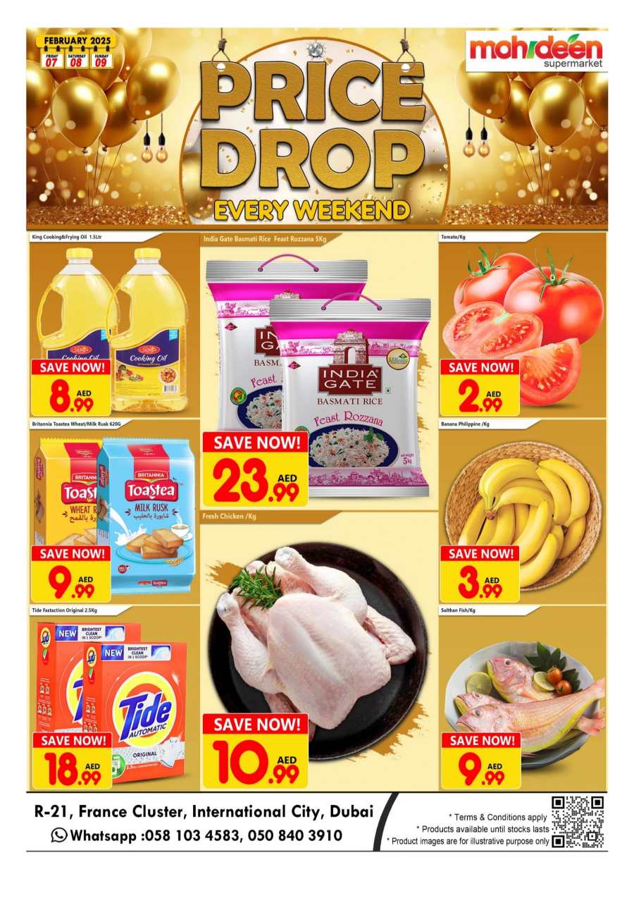 Price Drop Every Weekend In Mohideen Supermarket Dubai