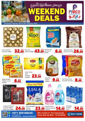 Weekend Deals In PARCO Hypermarket Abu Dhabi