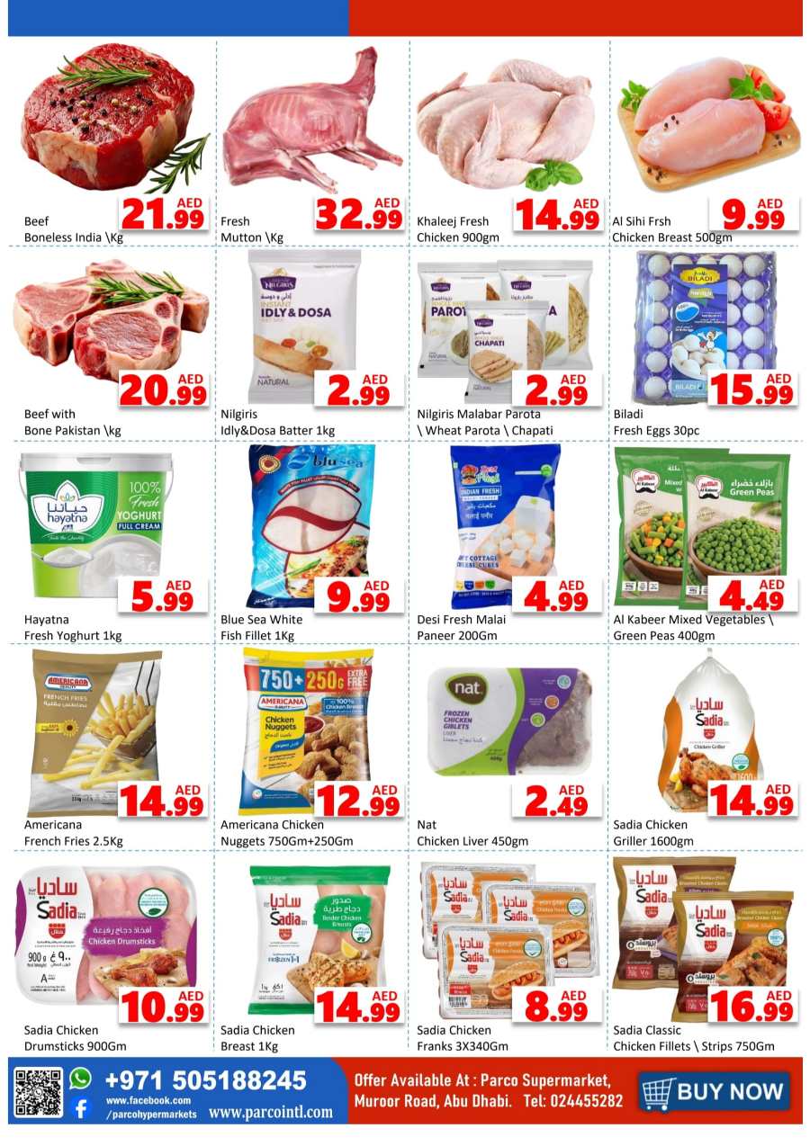 Weekend Deals In PARCO Hypermarket Abu Dhabi