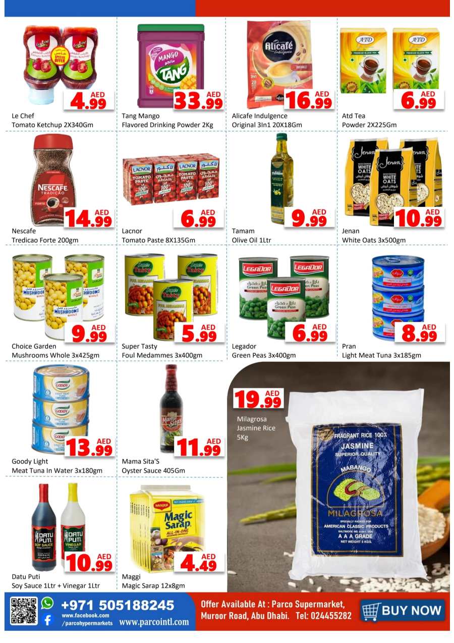 Weekend Deals In PARCO Hypermarket Abu Dhabi