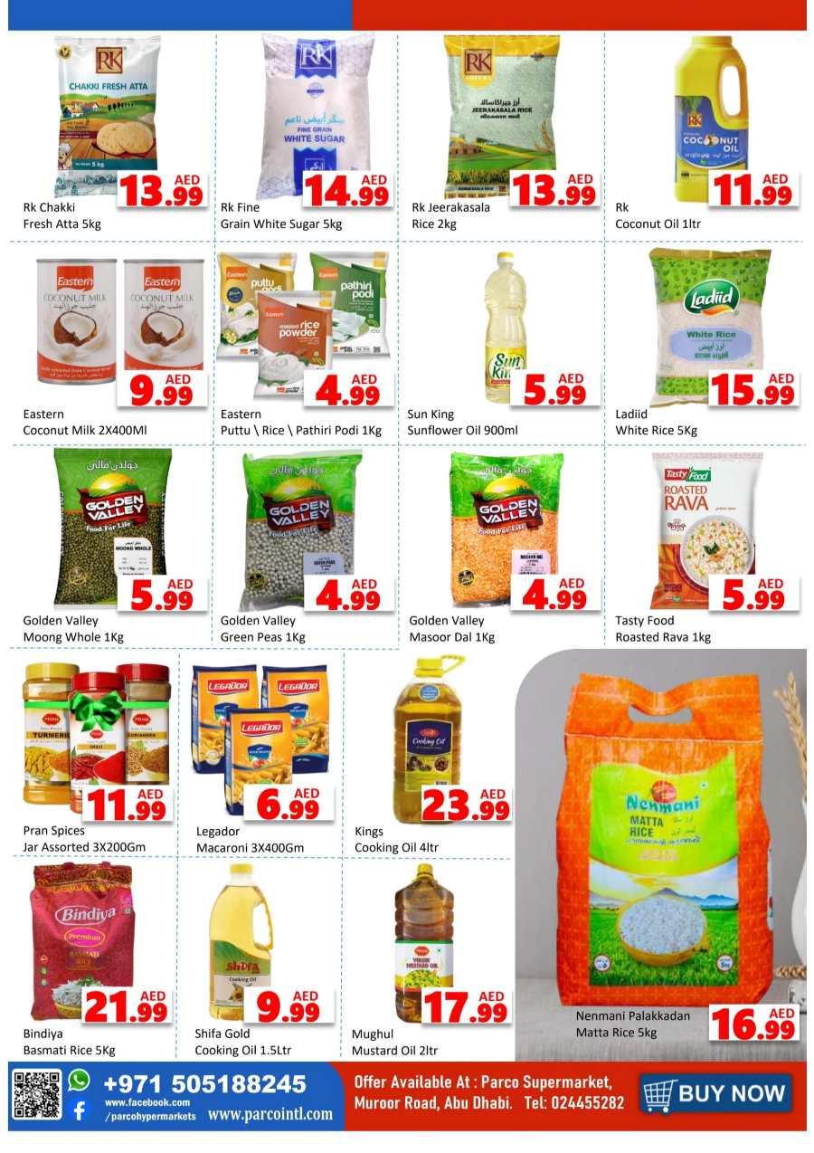 Weekend Deals In PARCO Hypermarket Abu Dhabi