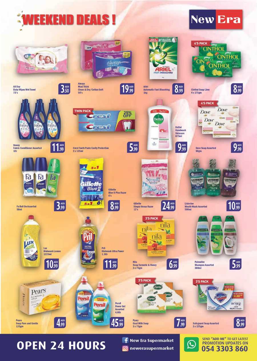 Weekend Deals! In New Era Supermarket Dubai