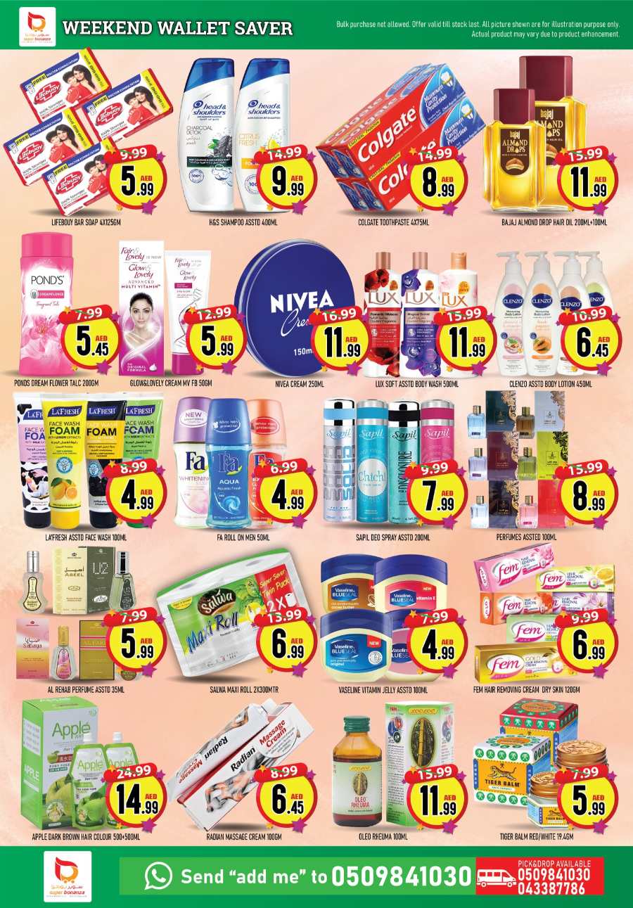 Weekend Wallet Saver! In Super Bonanza Dubai