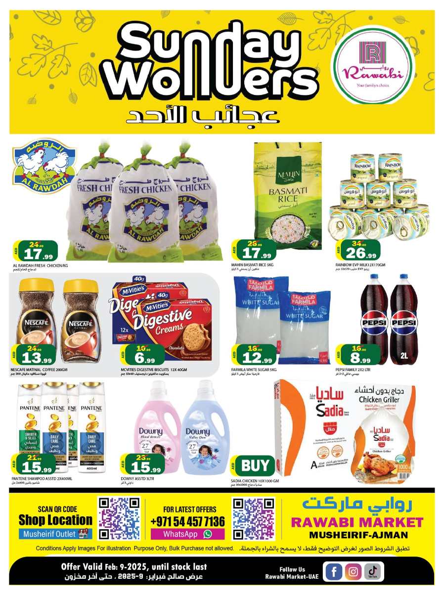 Sunday Special Offer In Rawabi Market Sharjah / Ajman