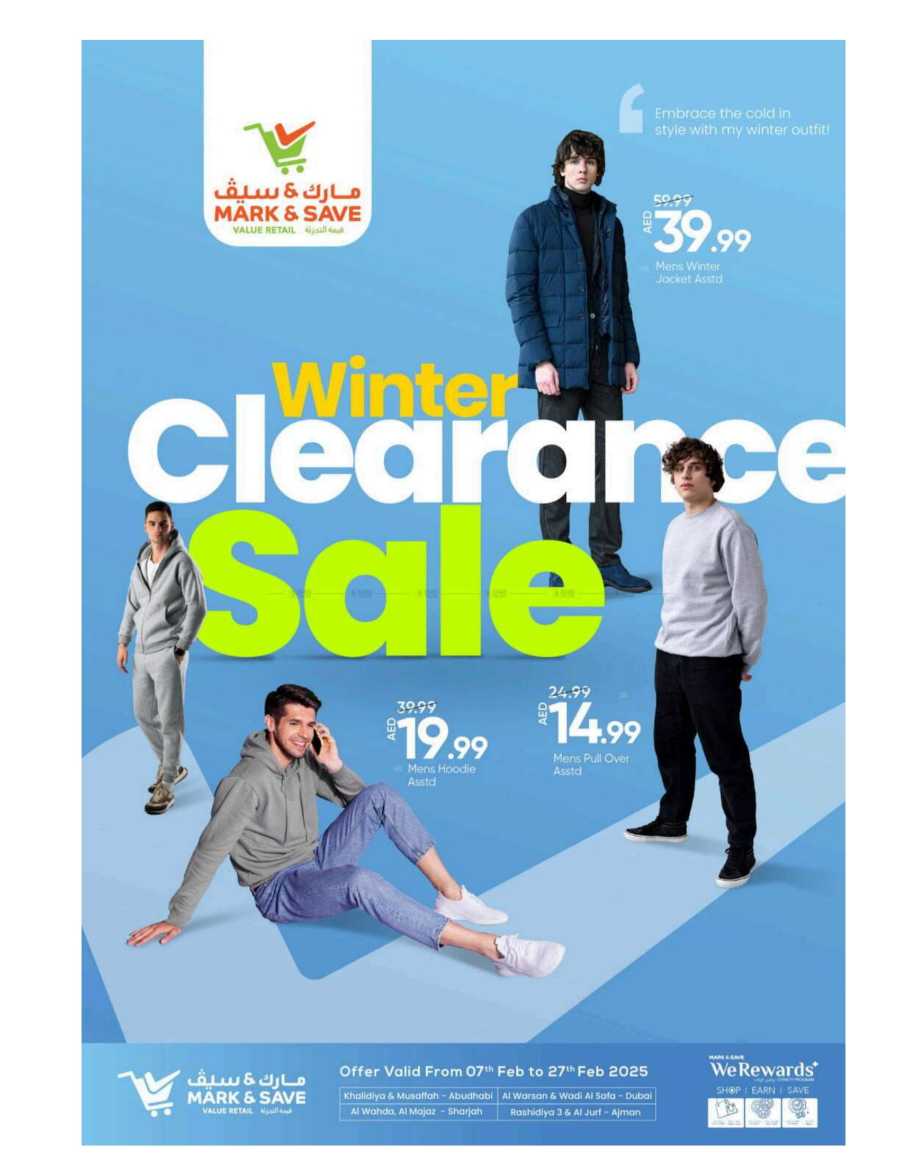 Winter Sale In Mark & Save Sharjah / Ajman