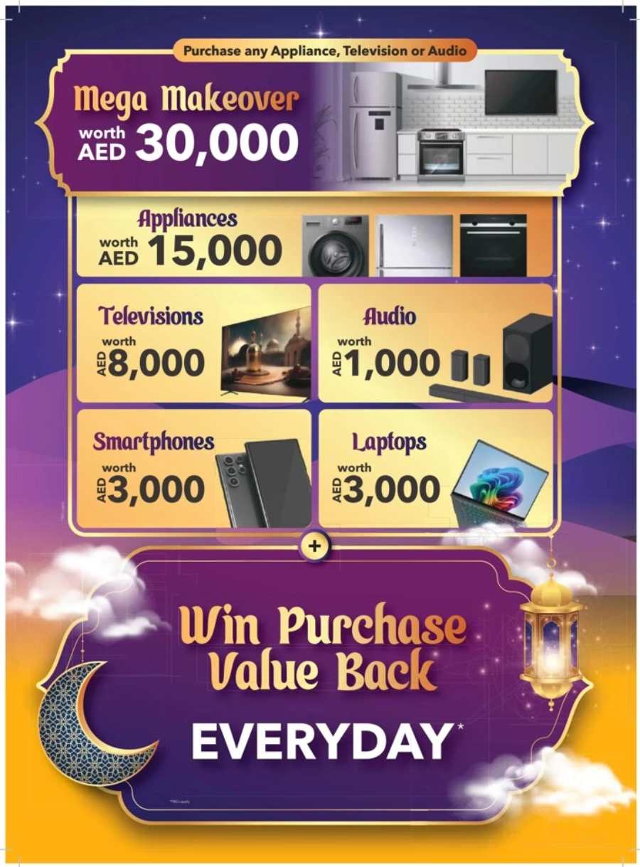 Marhaba Ramadan Sale: Electronics, Home & Kitchen Appliances In Sharaf DG Abu Dhabi