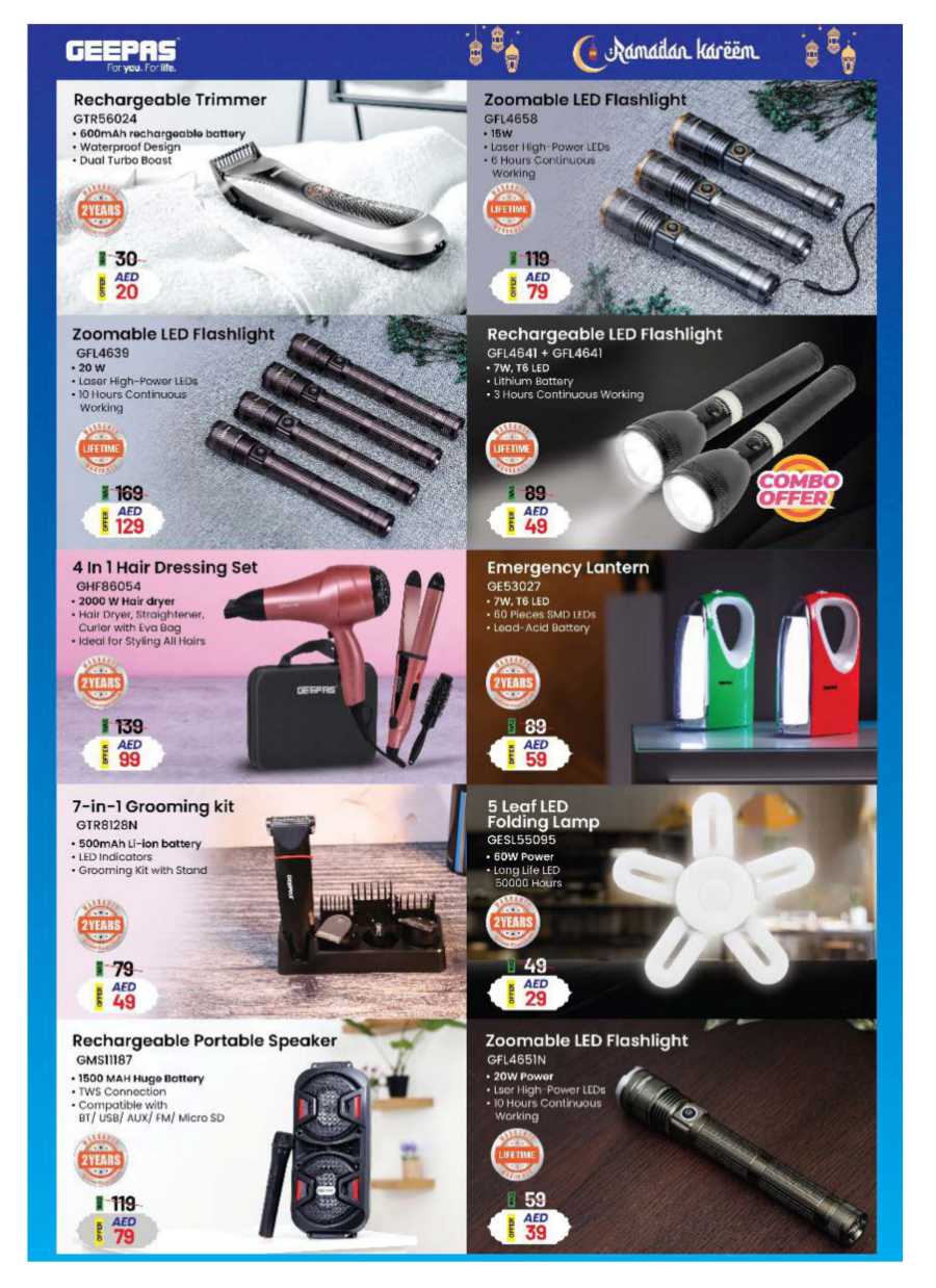 Exclusive deals on Electronics In Nesto Hypermarket Al Ain