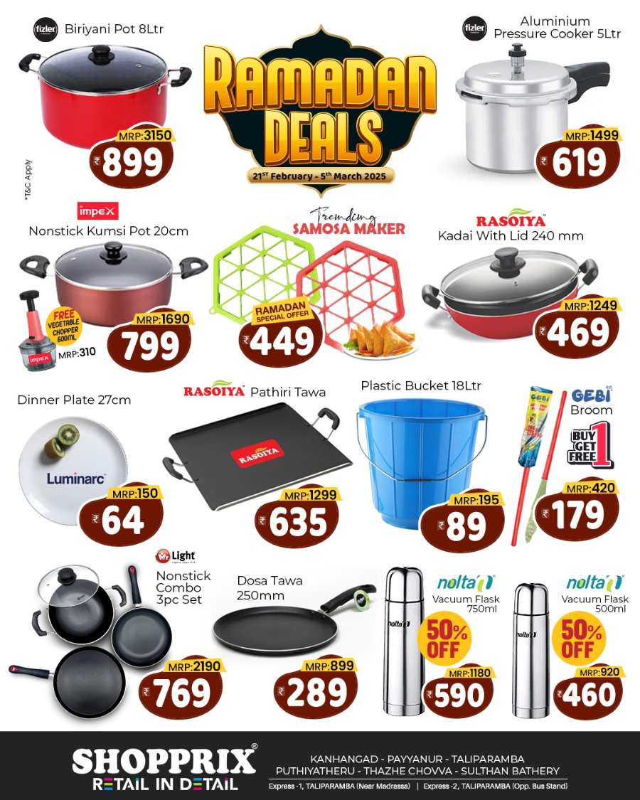 Ramadan Deals: Amazing Offers & Discounts In Shopprix Kannur