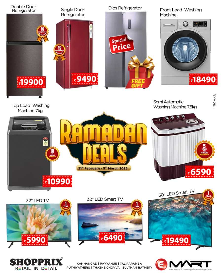 Ramadan Deals: Amazing Offers & Discounts In Shopprix Kannur