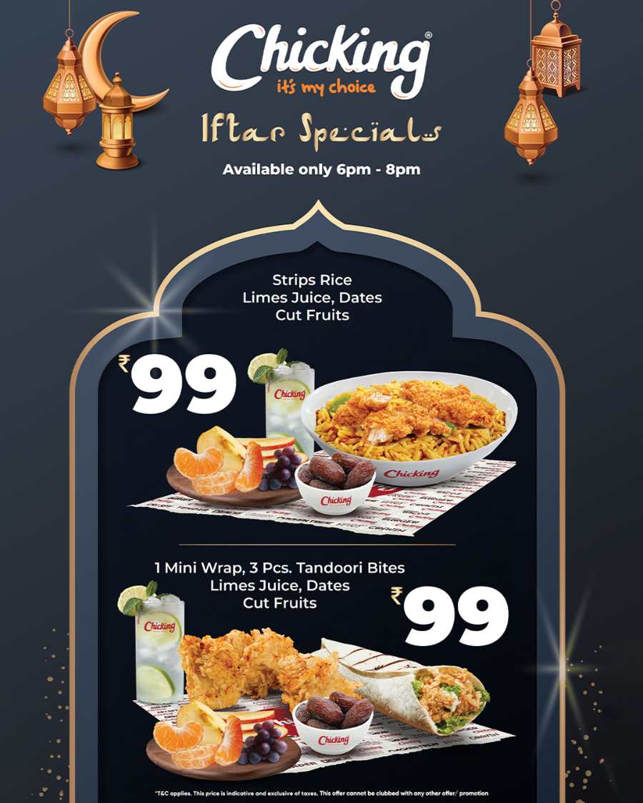 ₹99 Iftar Special: Best Combo Offers In Chicking India Idukki