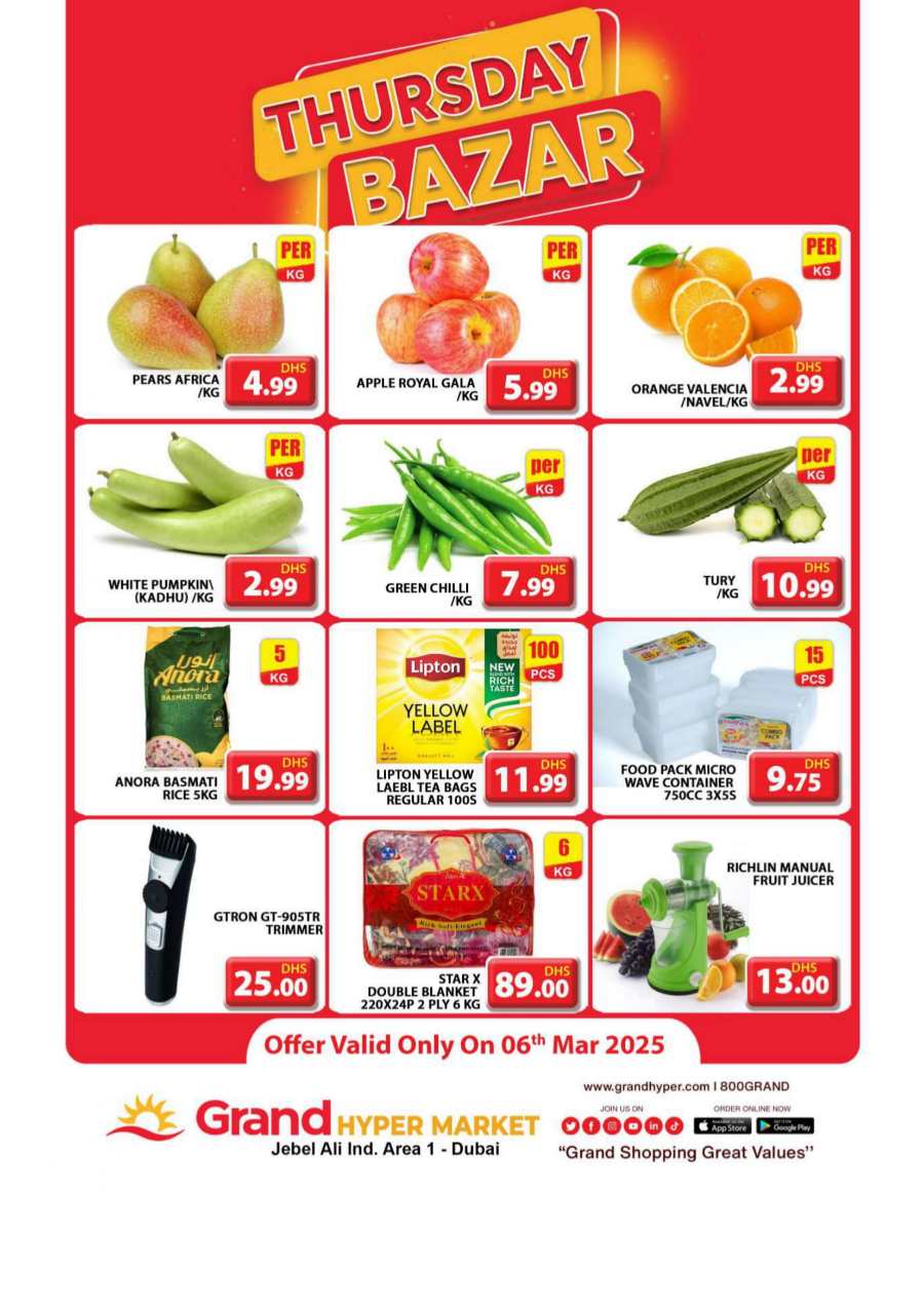 Deal of the Day In Grand Hypermarket undefined