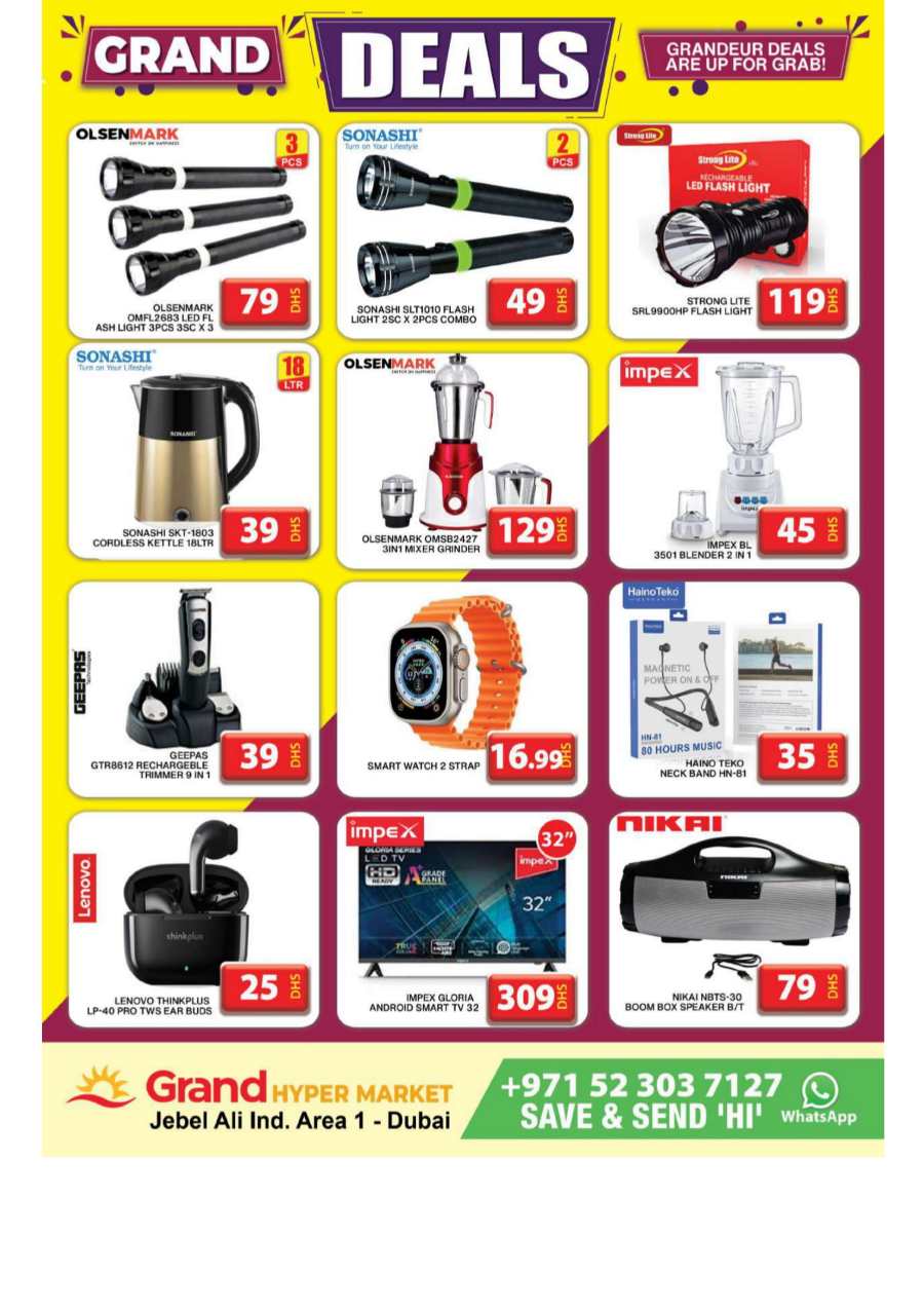 Deal of the Day In Grand Hypermarket undefined