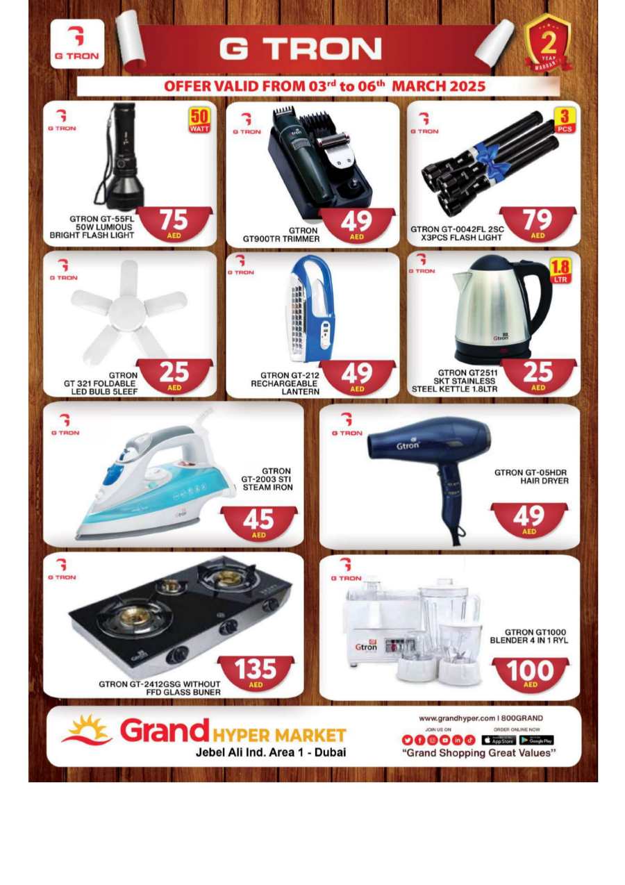Deal of the Day In Grand Hypermarket undefined