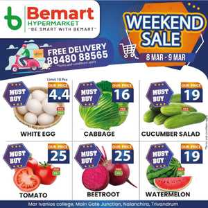 Weekend Sale: Exclusive Deals - Shop Now In Bemart Hypermarket Trivandrum