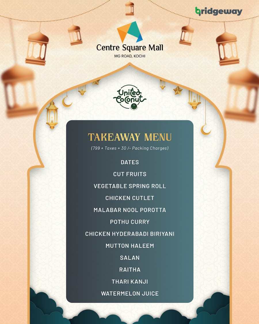 Iftar Combo! In Centre Square Ernakulam