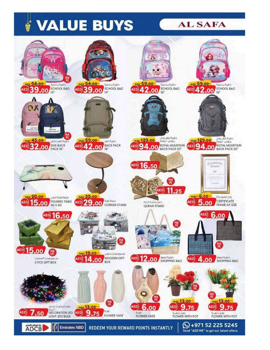Value Buys In SAFA Express Supermarket Al Ain