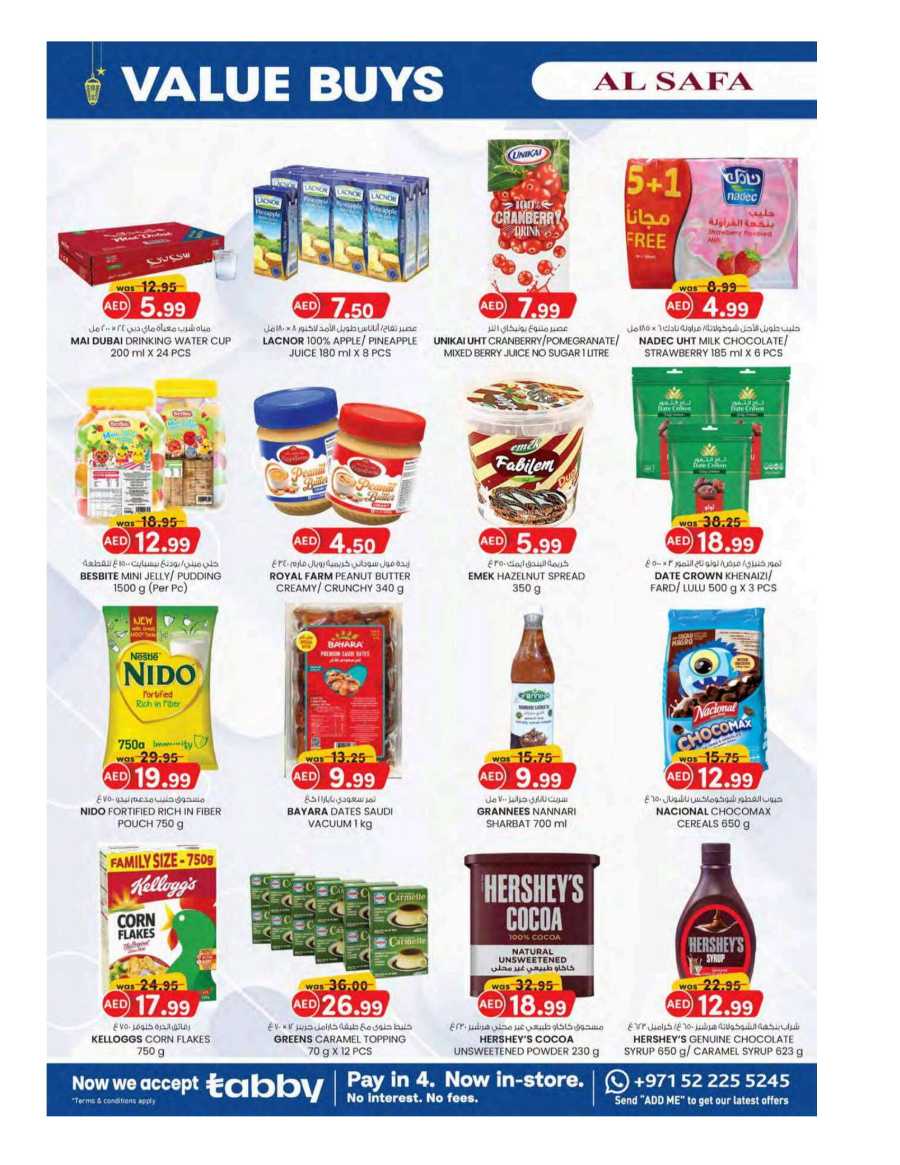 Value Buys In SAFA Express Supermarket Al Ain