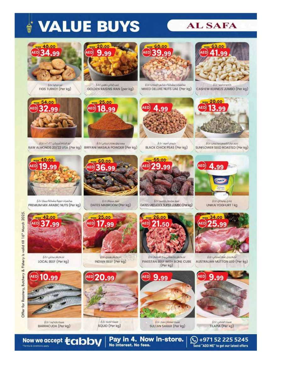 Value Buys In SAFA Express Supermarket Al Ain
