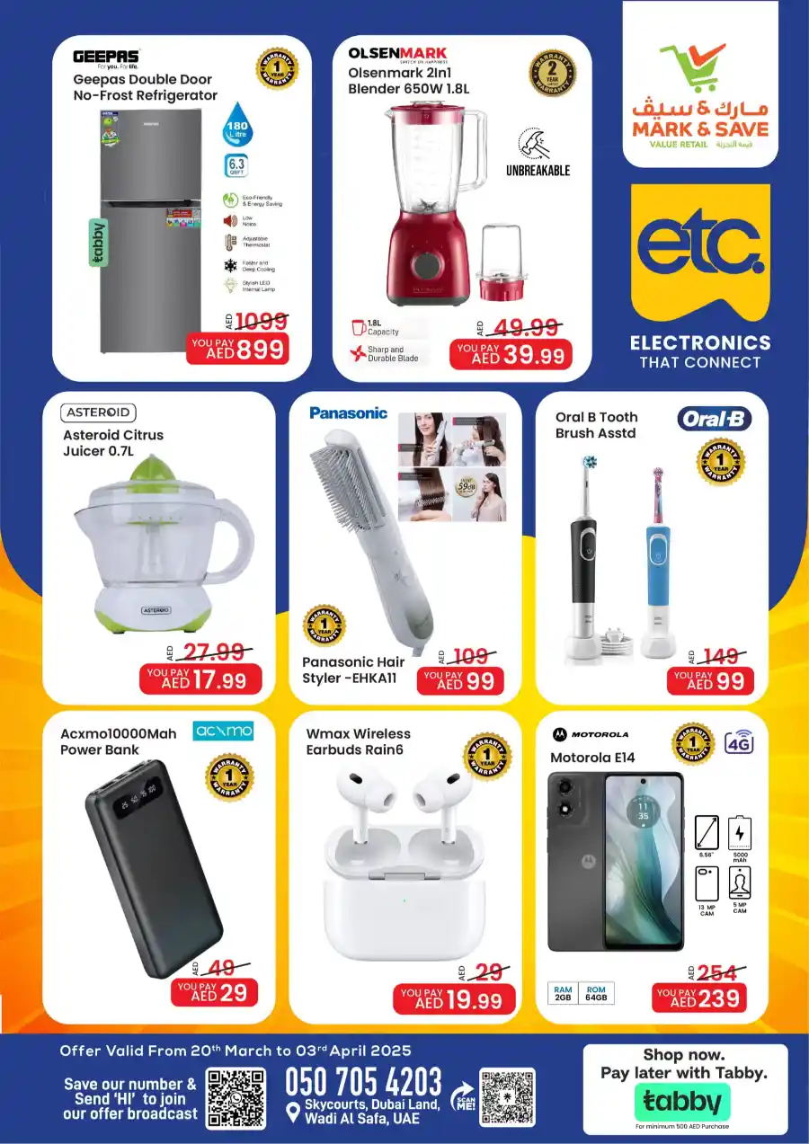 Eid Deals: Biggest Electronics & Gadgets Sale In Mark & Save Dubai