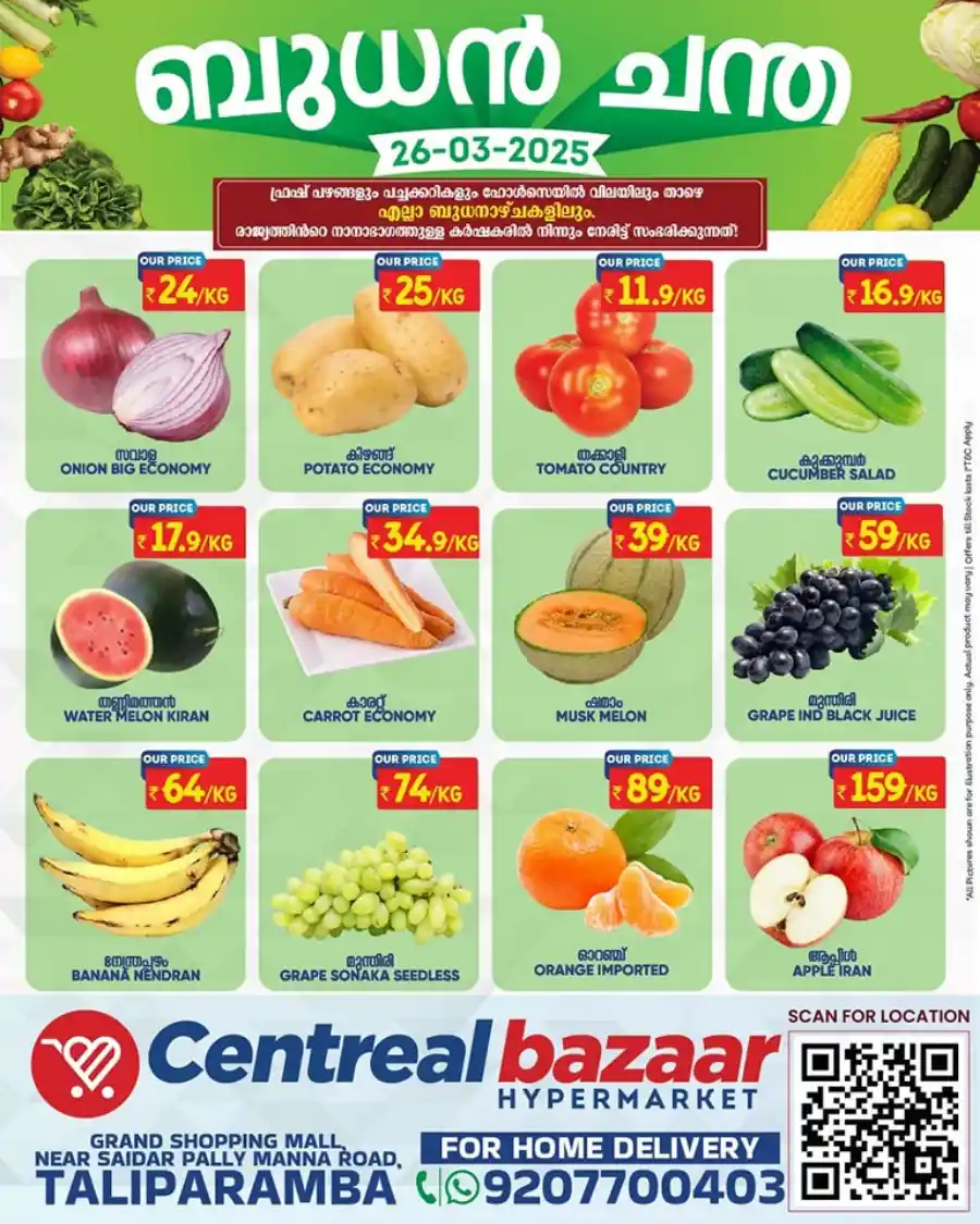 Wednesday Bazar! In Centreal Bazaar Thrissur