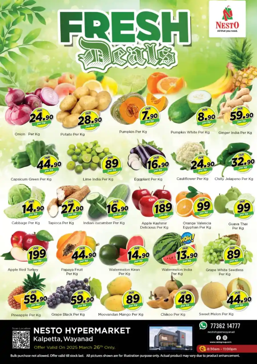 Fresh Deals In Nesto Hypermarket Wayanad