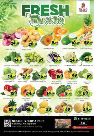 Today's Fresh Deals: Shop Now at Lowest Prices In Nesto Hypermarket Malappuram