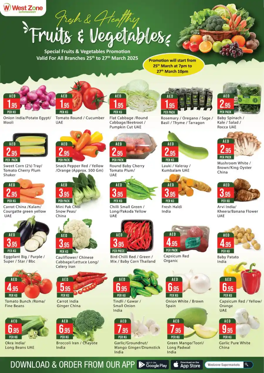 Fresh Deals In West Zone Supermarket Dubai