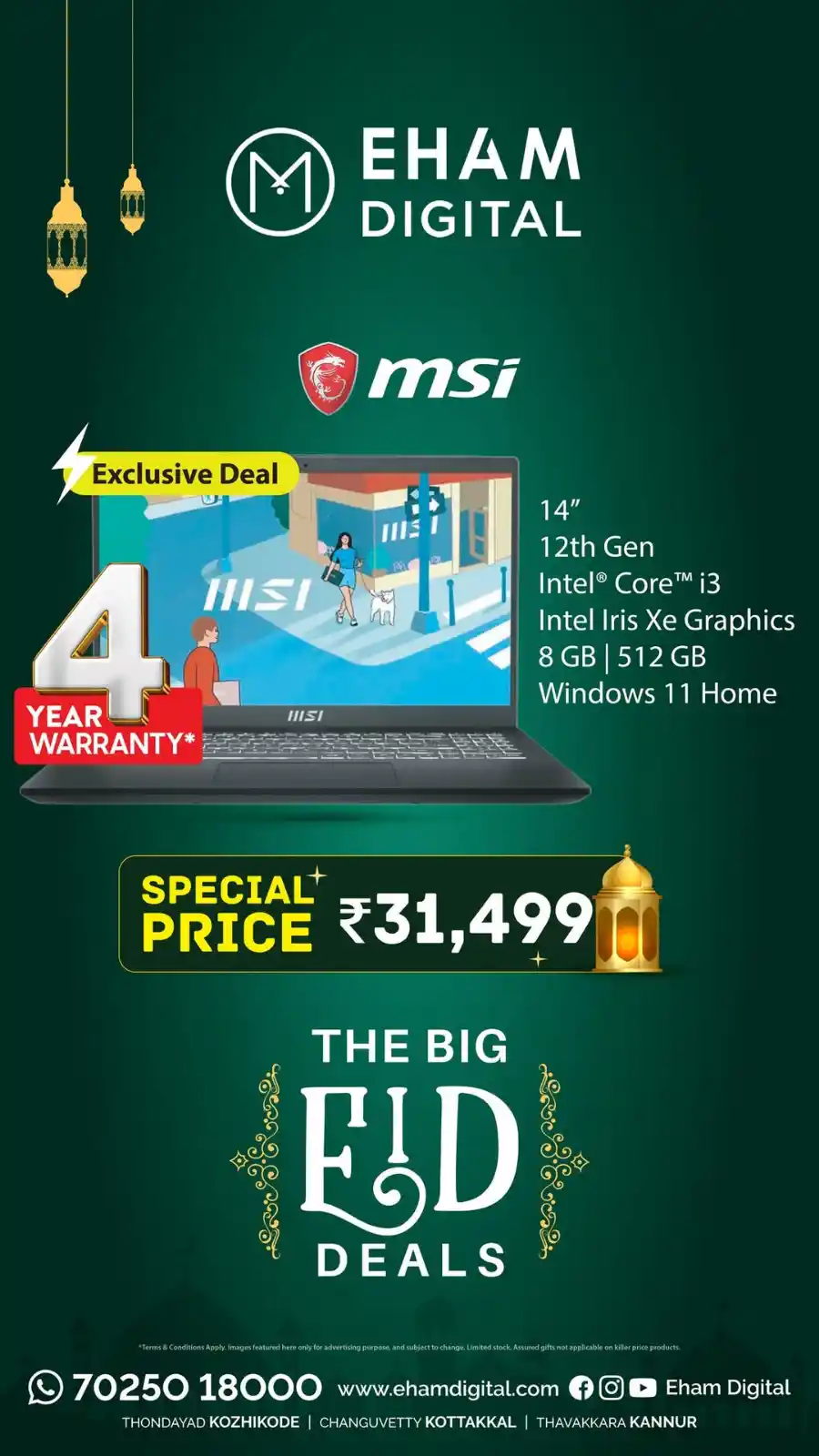 The Big Eid Deals - Shop Now In Eham Digital Malappuram