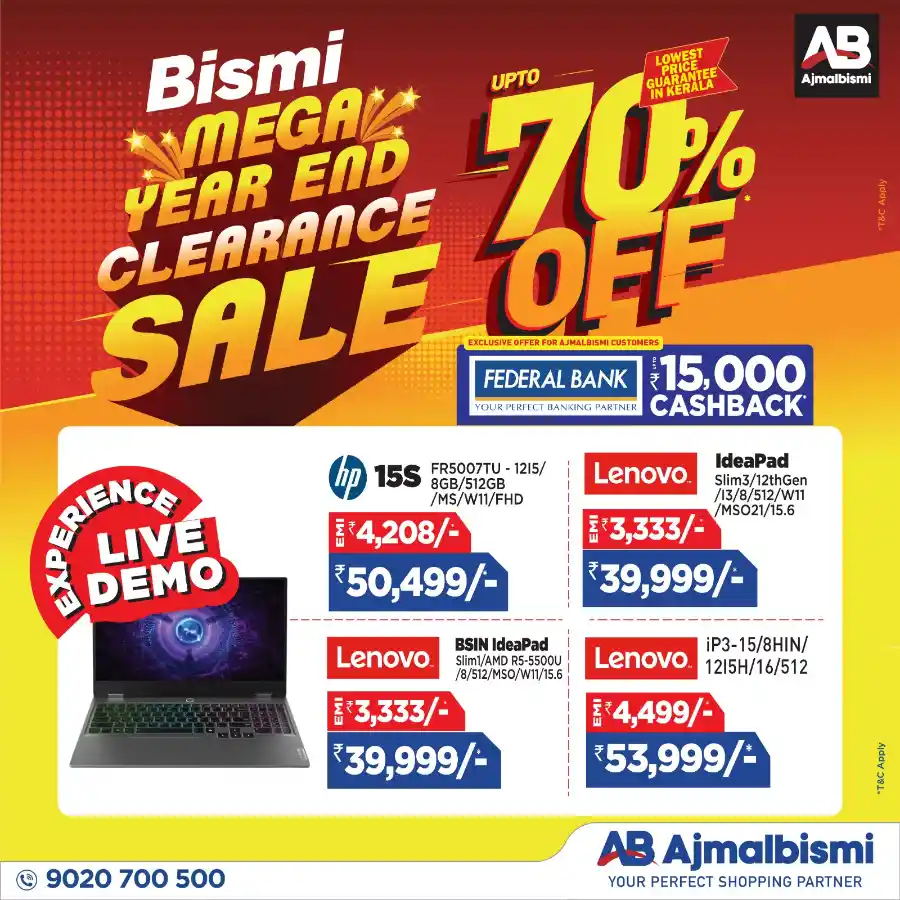 Up to 70% Off: Mega Yearend Clearance In Bismi Home Appliance undefined