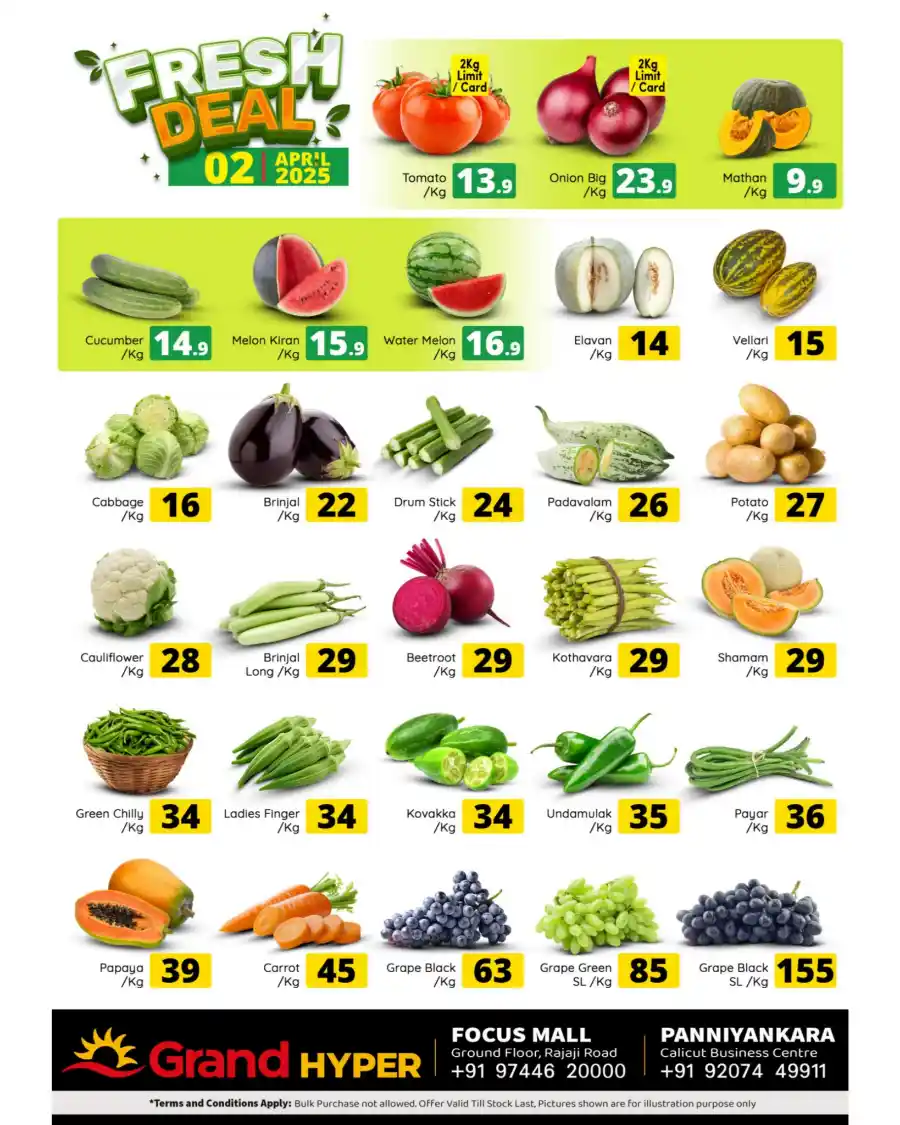 Fresh Offers! In Grand Hypermarket Calicut