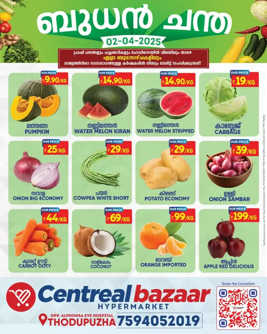 Wednesday Bazar! In Centreal Bazaar Kannur