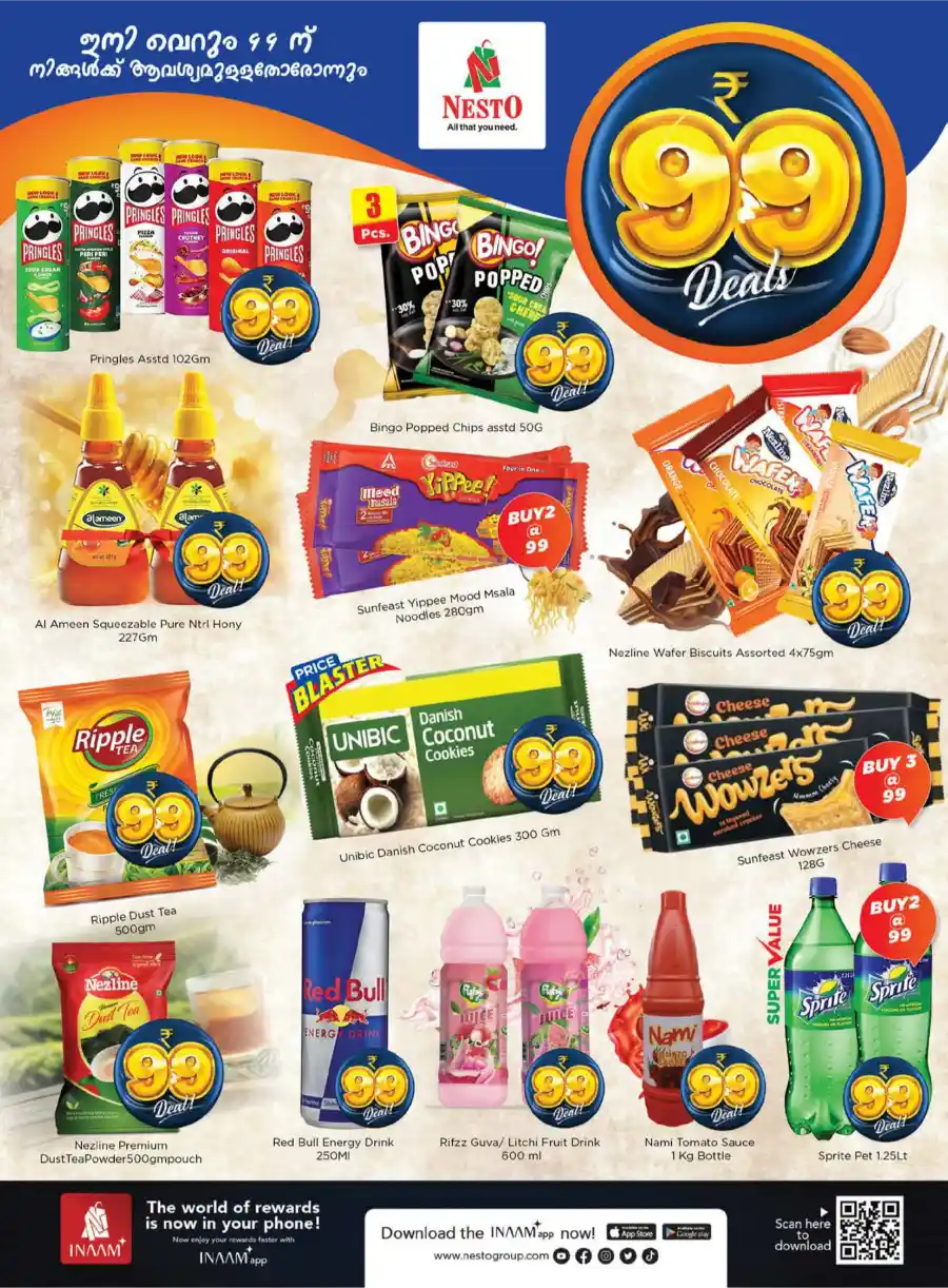 ₹99 Deals: Unbeatable Offers! In Nesto Hypermarket Calicut