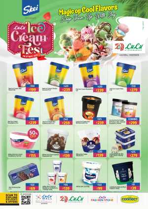 Ice Cream Fest: Offers on Favorites In Lulu Hypermarket Calicut