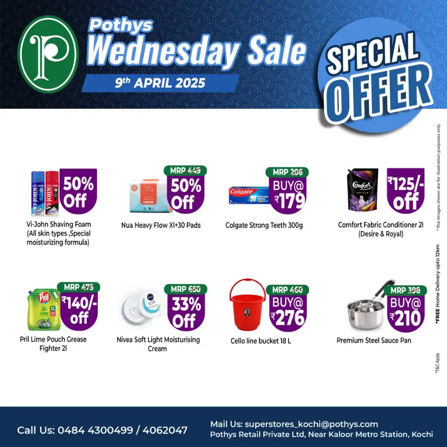 Wednesday Sale In Pothys Superstores Ernakulam