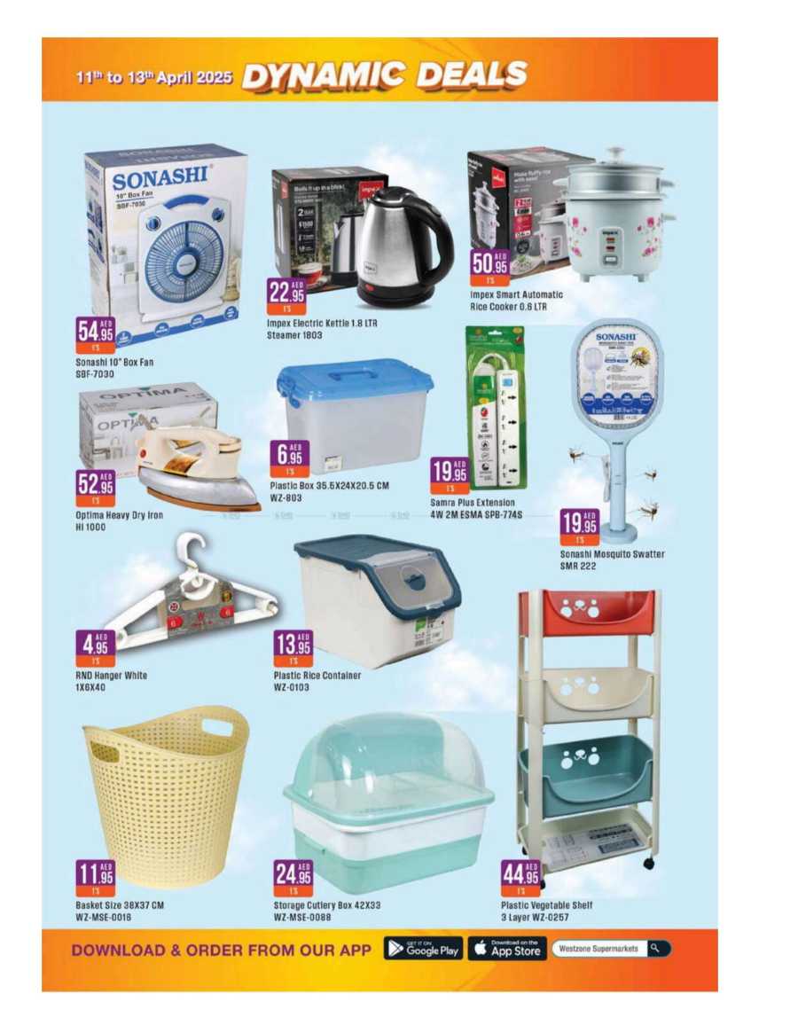Dynamic Deals In West Zone Supermarket Dubai