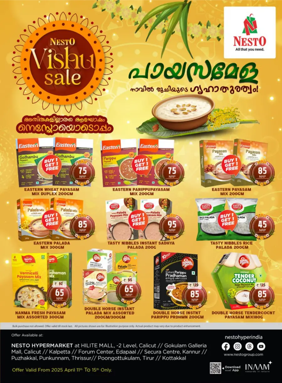 Vishu Festival Sale: Up to 60% Off In Nesto Hypermarket Calicut