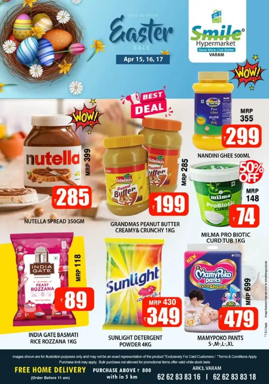 Easter Shopping Bliss: Up to 60% Off In Smile Hypermarket undefined