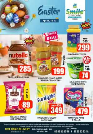 Easter Shopping Bliss: Up to 60% Off In Smile Hypermarket Kannur