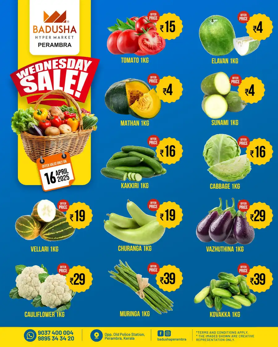Wednesday Sale In Badusha Hypermarket Calicut